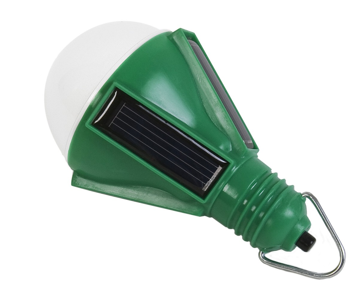 Der Strom wird tagsüber in einem Akku gespeichert... (Bild: Nokero)