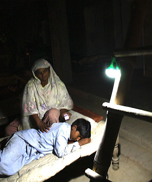 ... wie hier in Pakistan. (Bild: Nokero)