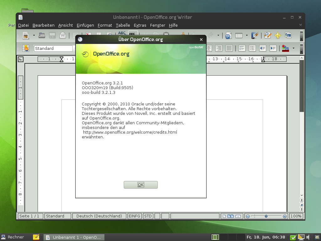 Openoffice.org liegt in einer speziellen Version vor.