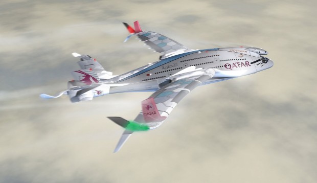 ... oder die Fluglinie aus dem Emirat Qatar. (Bild: Oscar Viñals)