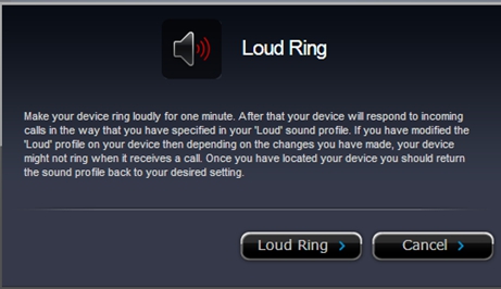 Blackberry Protect - lauten Klingelton aktivieren