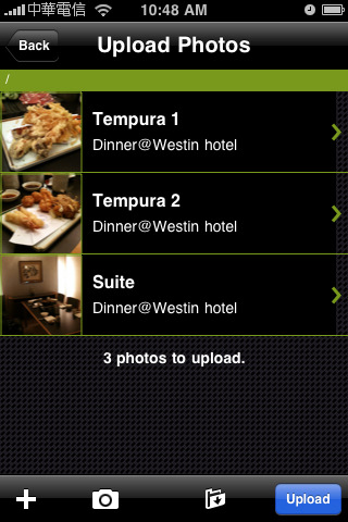 QMobile von QNAP - Fotoupload