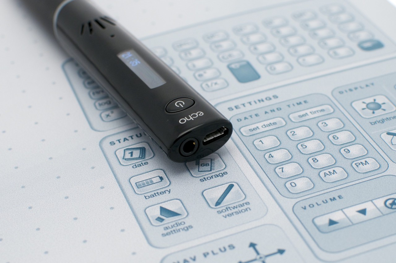 Echo Smartpen im Test Der Kugelschreiber mit Kamera und Mikrofon