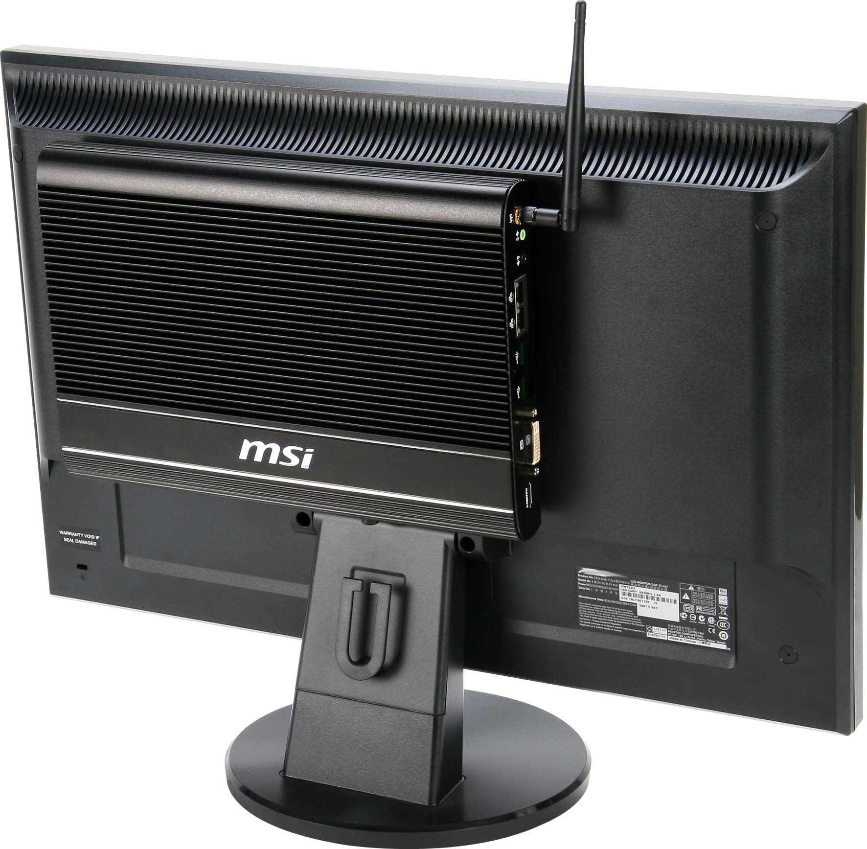 Windbox III von Spo-Comm, an ein Display montiert