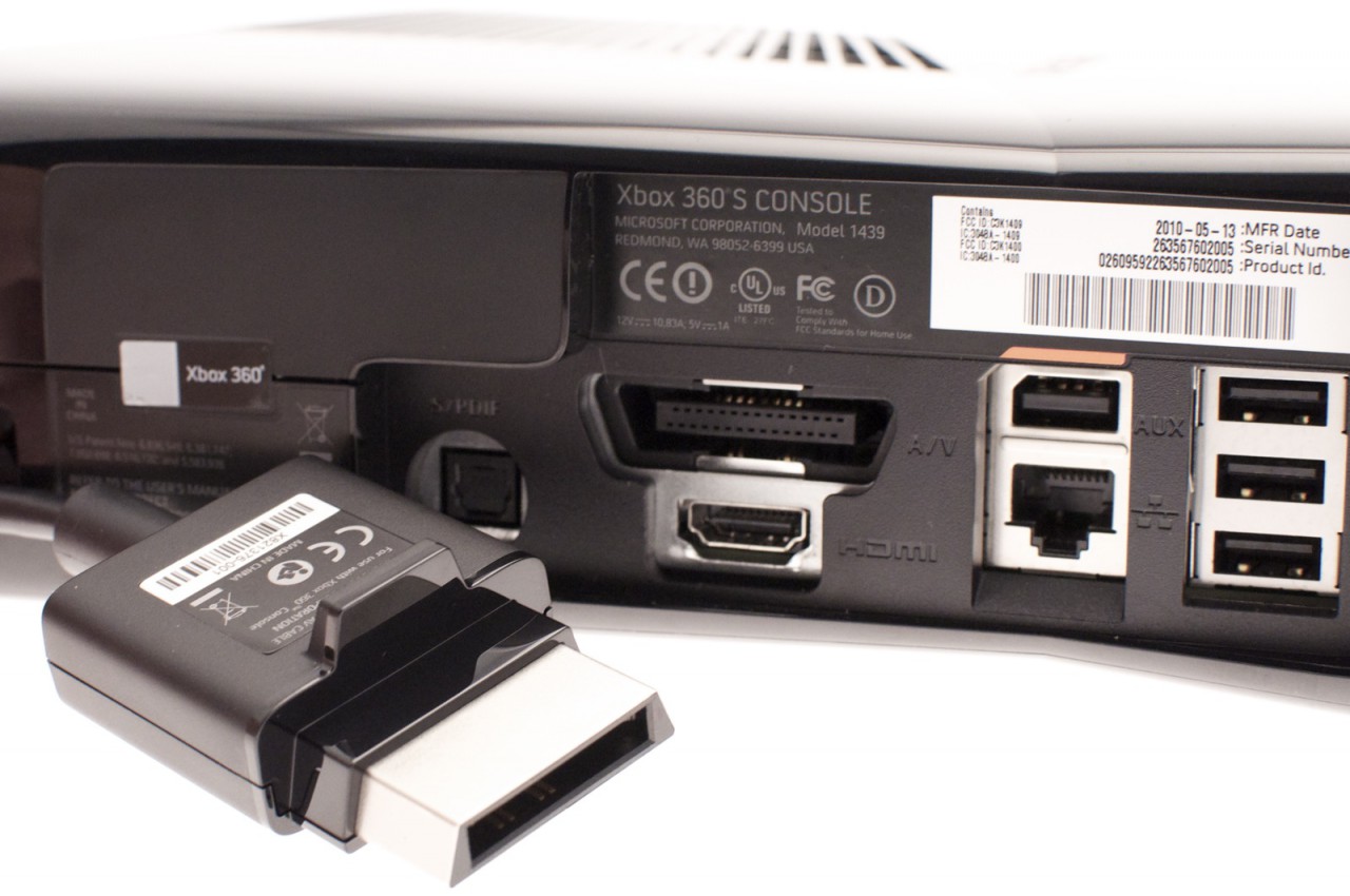 Das Standard-AV-Kabel...