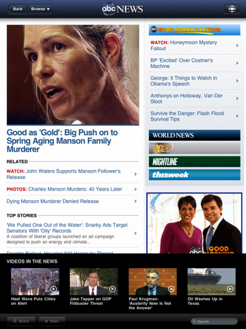 ABC News for iPad 