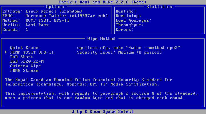 Die Löschverfahren orientieren sich an den Vorgaben von Behörden, unter anderem der kanadischen Royal Canadian Mounted Police.