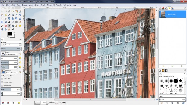 Gimp 2.8 unter Windows im Ein-Fenster-Modus