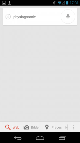 Die Spracherkennung funktioniert...