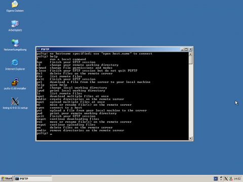 SFTP kennt weitgehend alle g&auml;ngigen FTP-Befehle, erfolgt aber &uuml;ber eine verschl&uuml;sselte Verbindung.