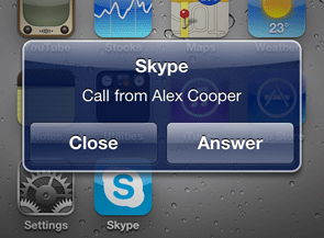 Skype für iPhone - unter iOS4 nun mit Multitasking