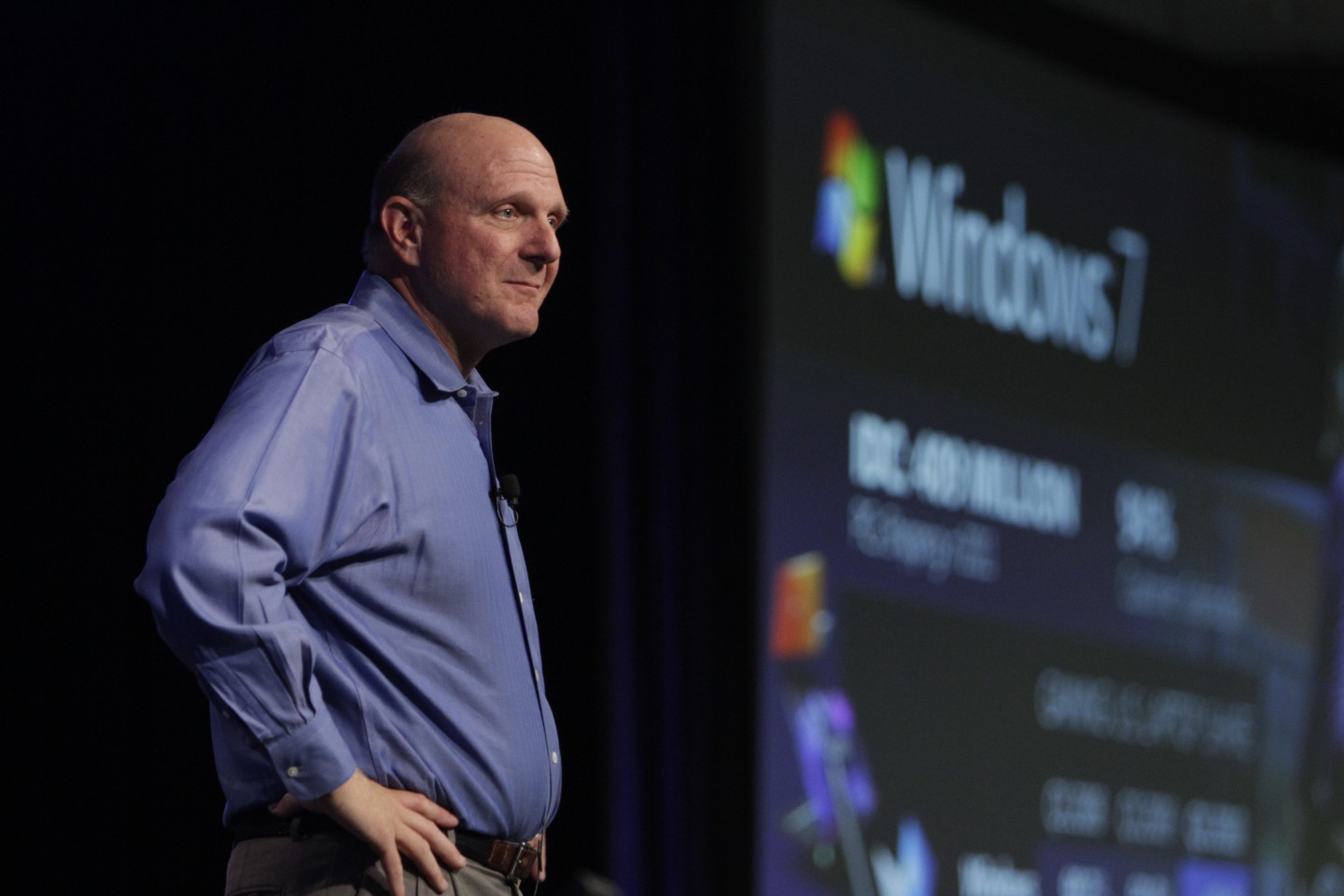 Ballmer will mit getuntem Windows 7 und neuen Slate-Tablets von Hardware-Partnern  den Tablet-Markt zurückerobern. (Foto: Microsoft)