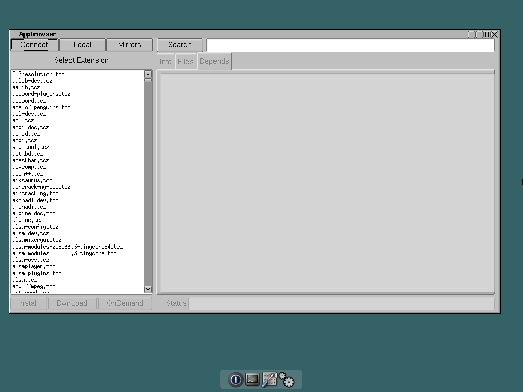 Über das Online-Repository können etliche Anwendungen nachinstalliert werden. 