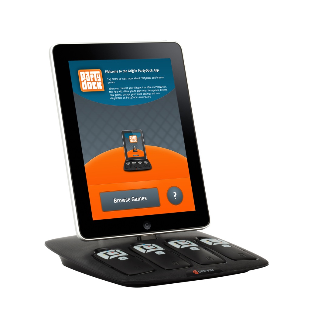 Griffin Partydock mit iPad