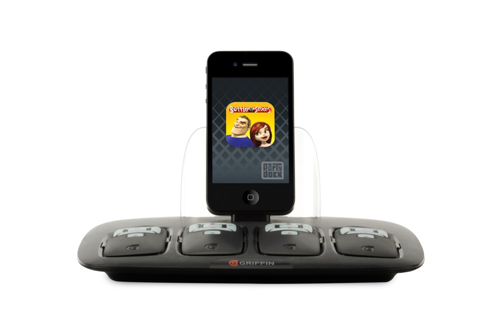 Griffin Partydock mit iPhone