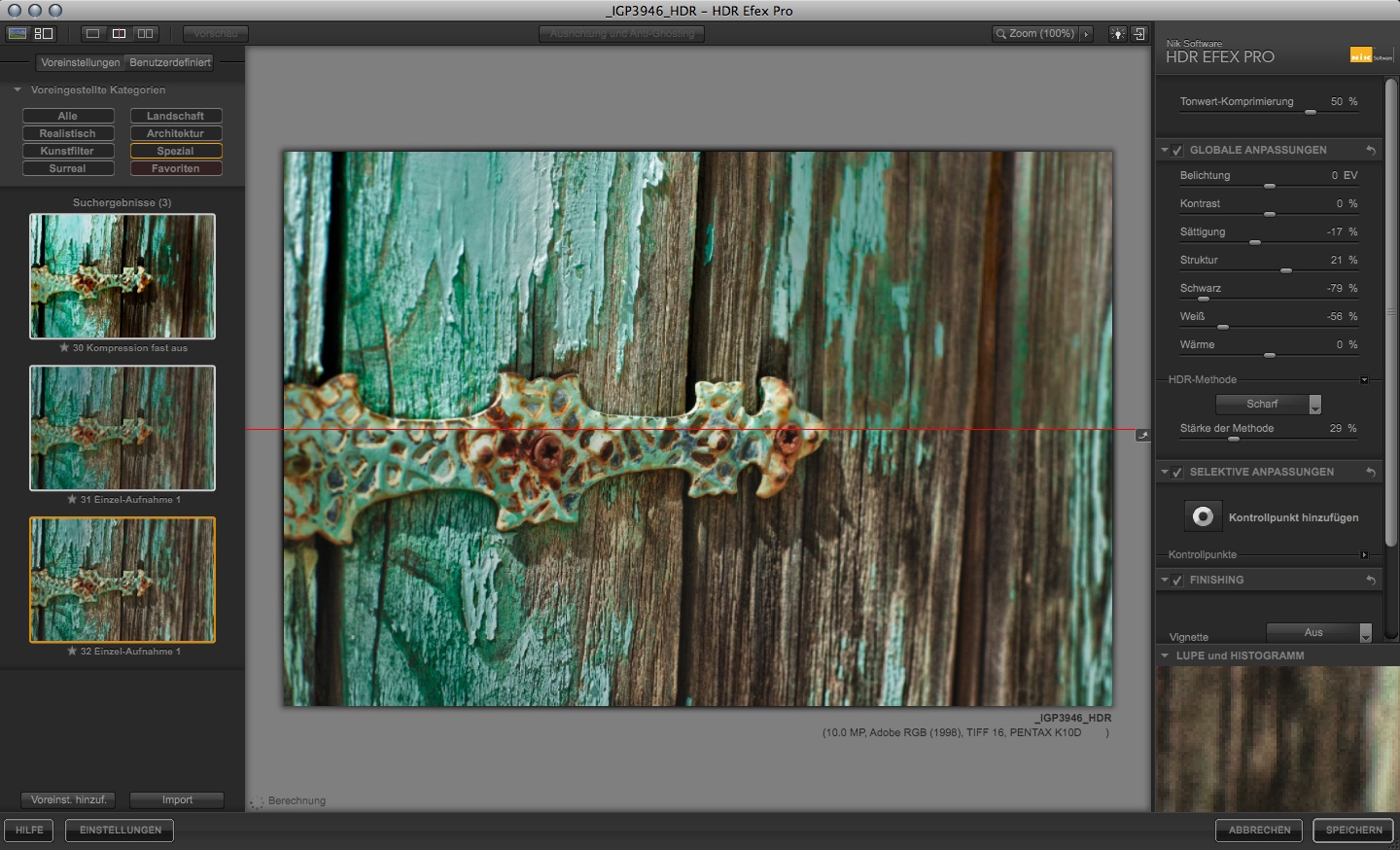 Nik Software HDR Efex Pro - Geteilte Ansicht vor und nach HDR-Effekt (Foto: Andreas Donath)