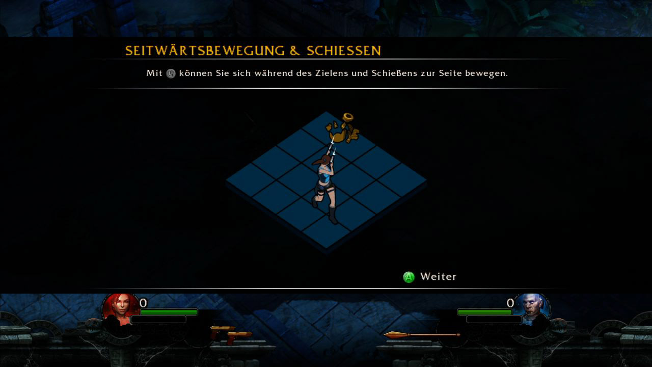 Eingeblendete Hilfefenster erklären die Details der Steuerung.