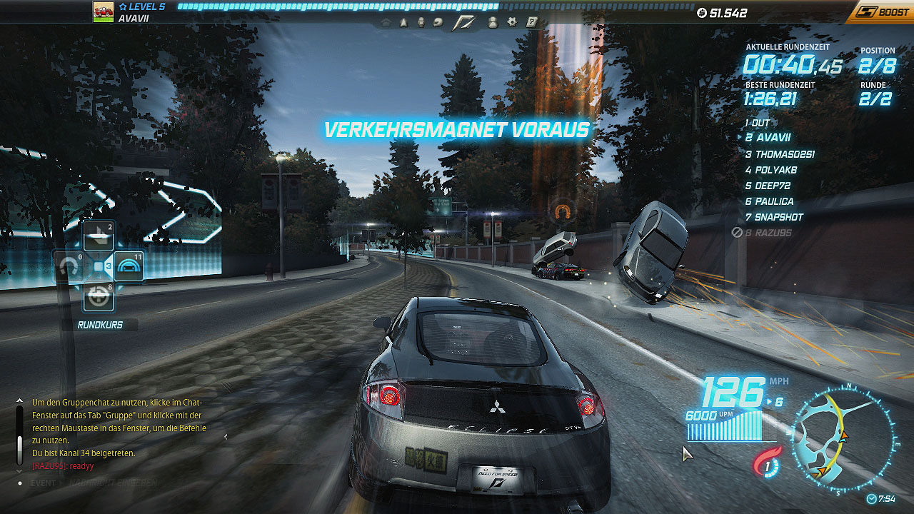 Der Verkehrsmagnet verhilft uns dazu, die Führung zu übernehmen.