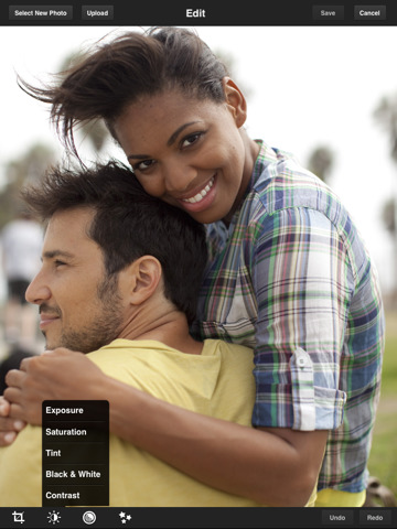 Adobe Photoshop Express auf dem iPad