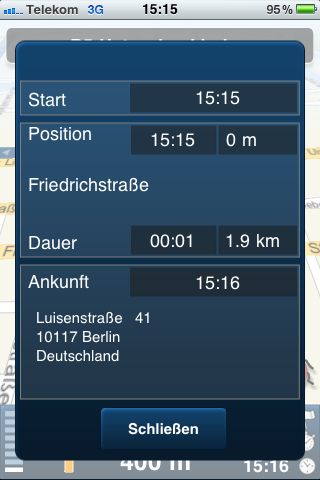 Skobbler 3.0 - Routendaten