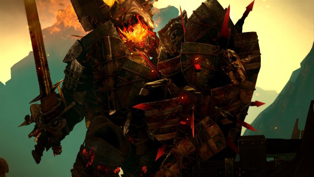 The Witcher 2 - Der Gegner besteht aus R&uuml;stungsteilen gefallener Soldaten.