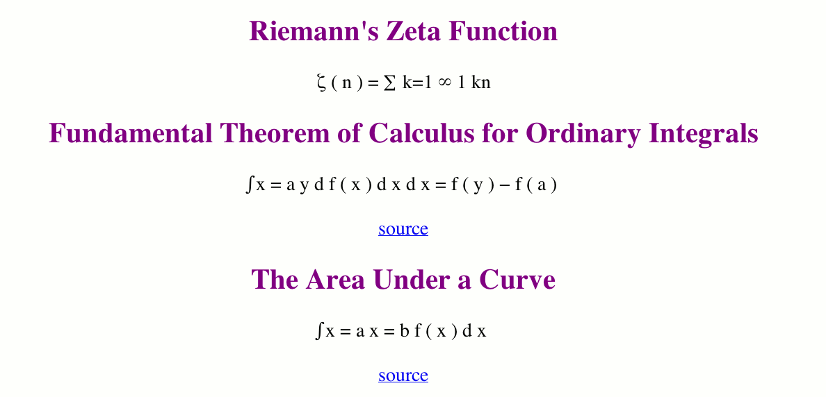 Safari 5.0.1 noch ohne MathML-Unterstützung
