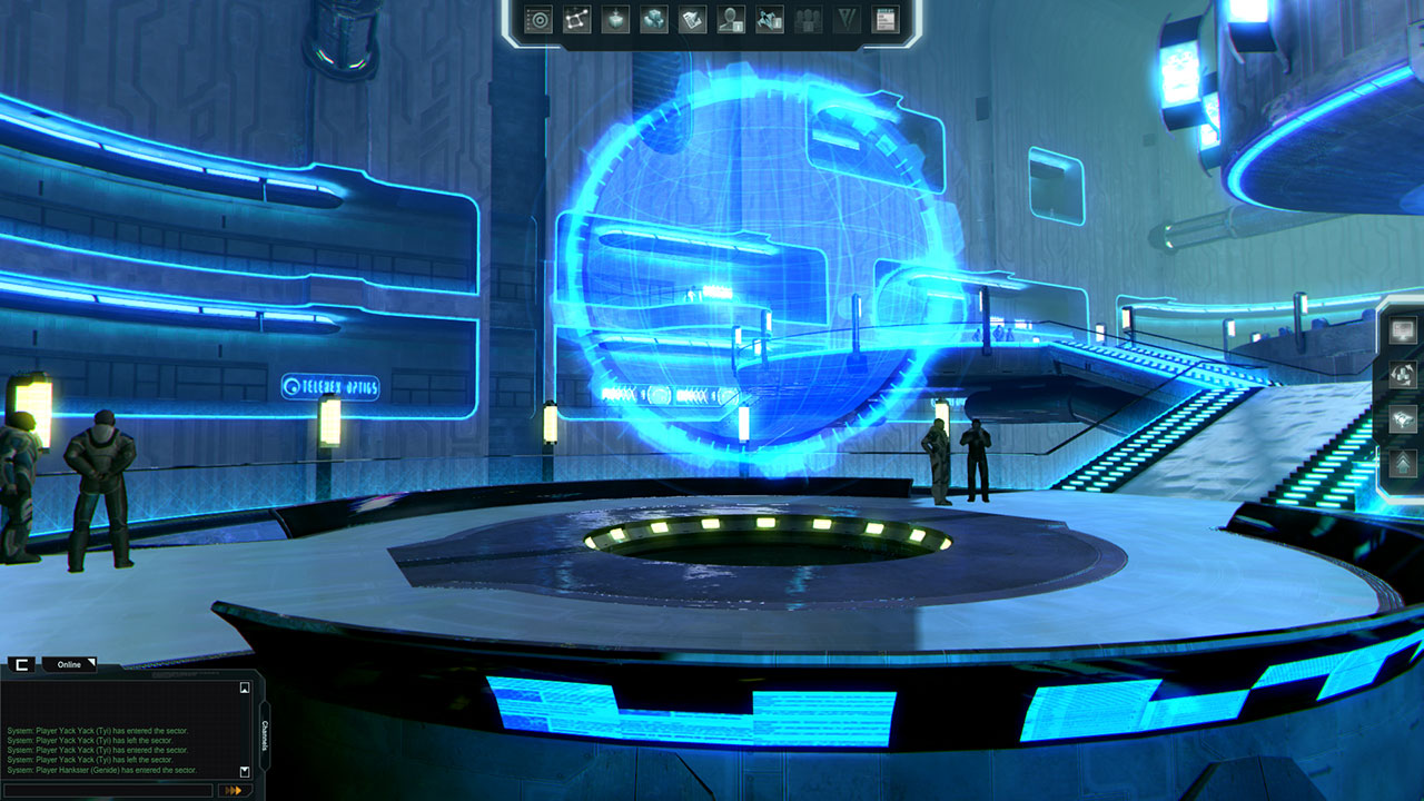 Black Prophecy - Blick in eine Raumstation (Screenshot: Gamigo/Reakktor)