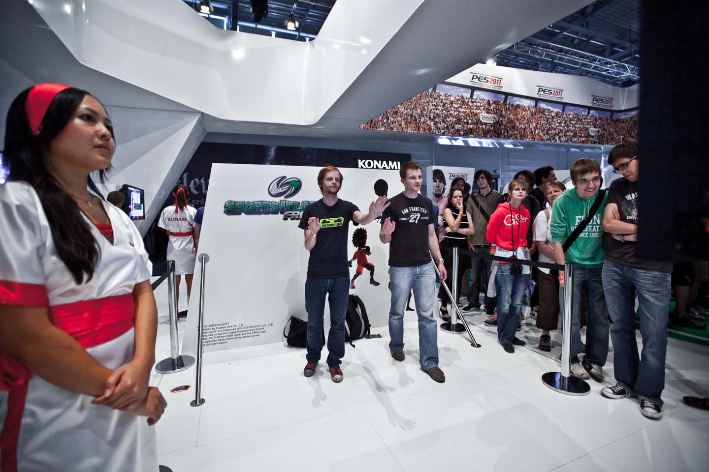 Konami: Microsoft Kinect und Sports Island (Foto: Maximilian Knop)