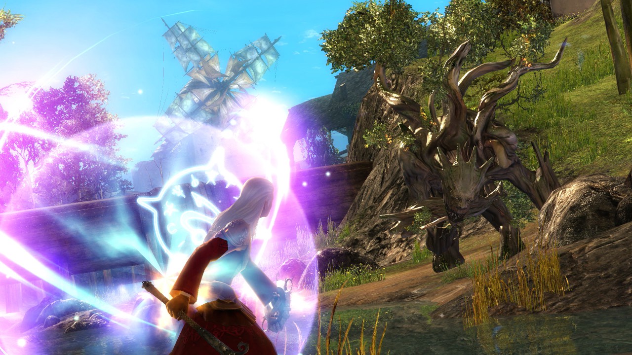Guild Wars 2 - Elementalist beim Kampf
