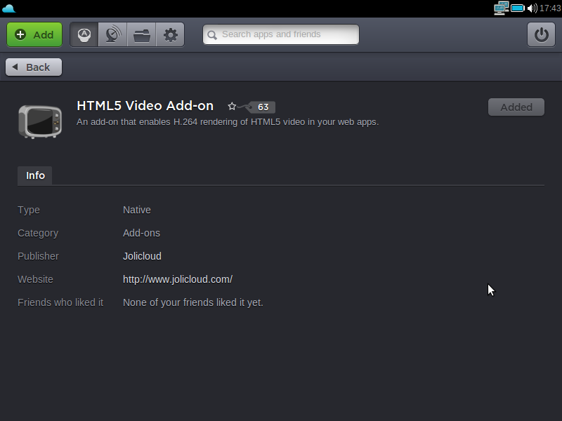 Die Benutzeroberfläche ist in HTML5 programmiert.