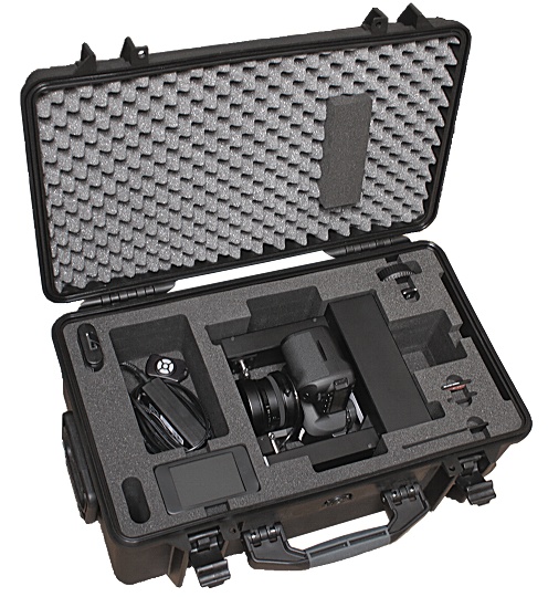 LizardQ - Panoramakopf im Transportkoffer