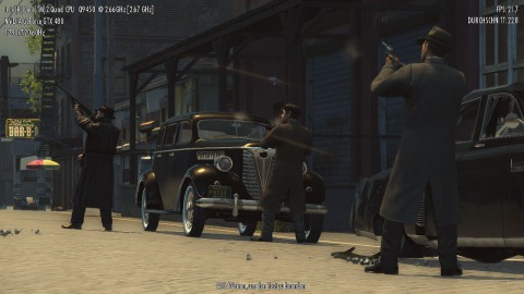 Mafia 2 Benchmark - PhysX: mittel