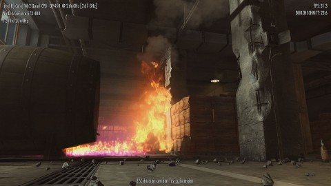 Mafia 2 Benchmark - PhysX: mittel