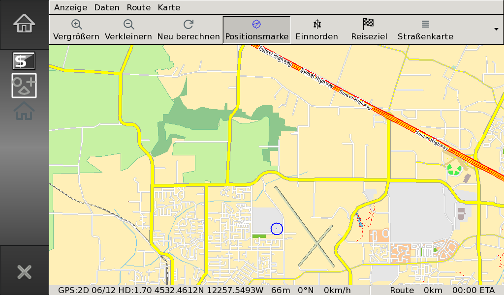 Meego IVI verwendet das Navigationssystem Navit. 
