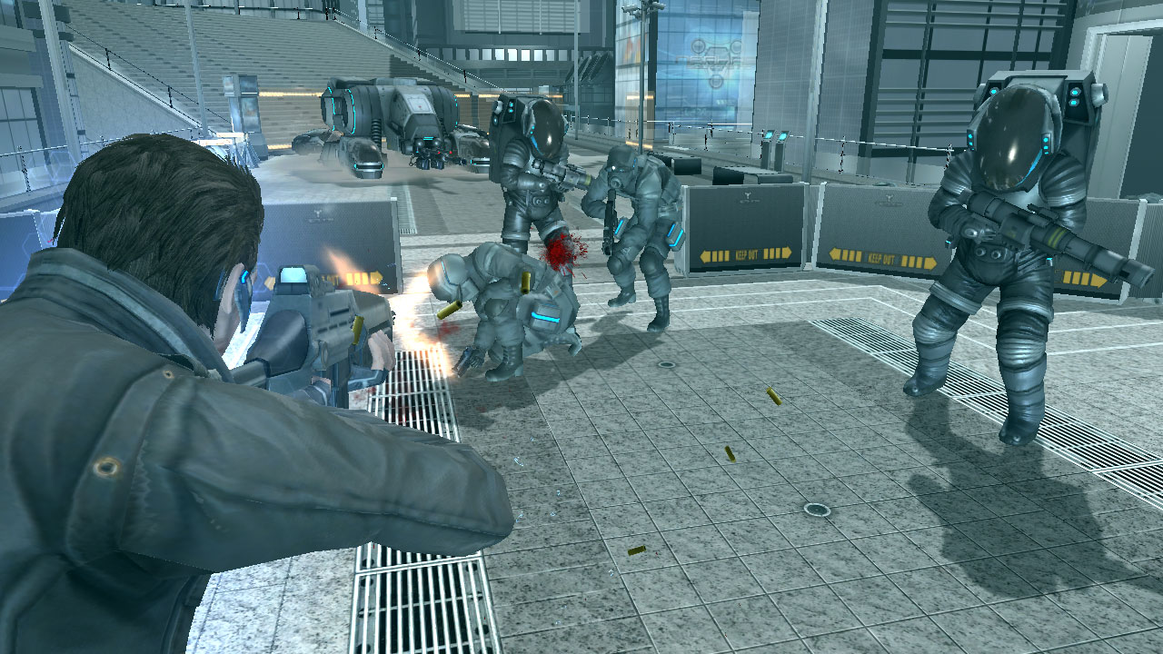 Mindjack - es wird viel geballert. (Bild: Eidos/Square-Enix)