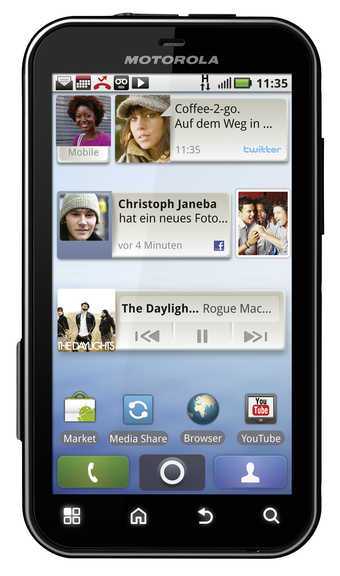 Motorola Defy mit Android 2.1