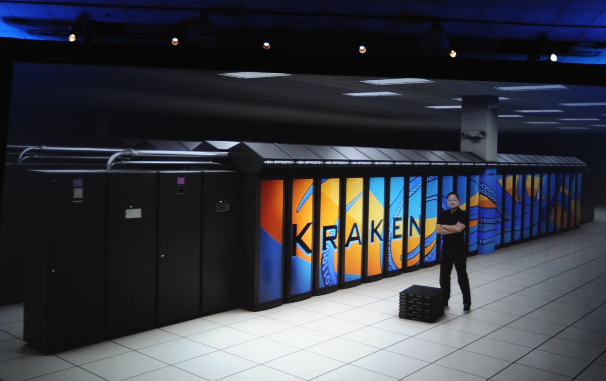 Was der Supercomputer Kraken leistet, passt in diesen Rackeinschub.