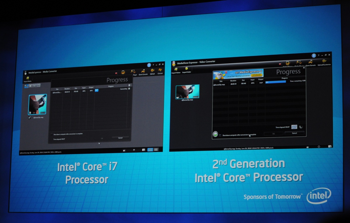 IDF 2010 - Intel stellt CPU-Architektur Sandy Bridge vor