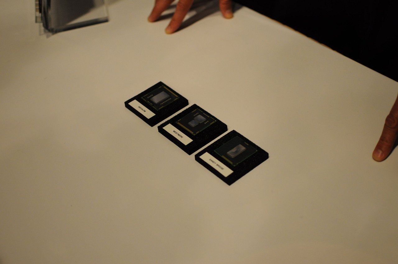 Nehalem, Westmere und Sandy Bridge nebeneinander