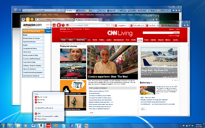 Internet Explorer 9 im neuen Outfit