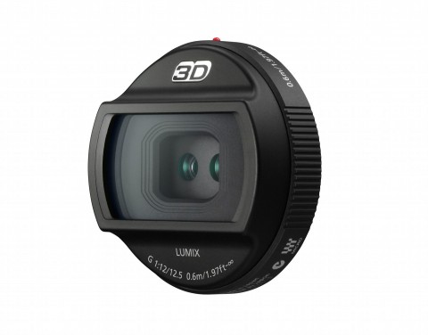 3D-Objektiv Panasonic G12 / 12,5 mm