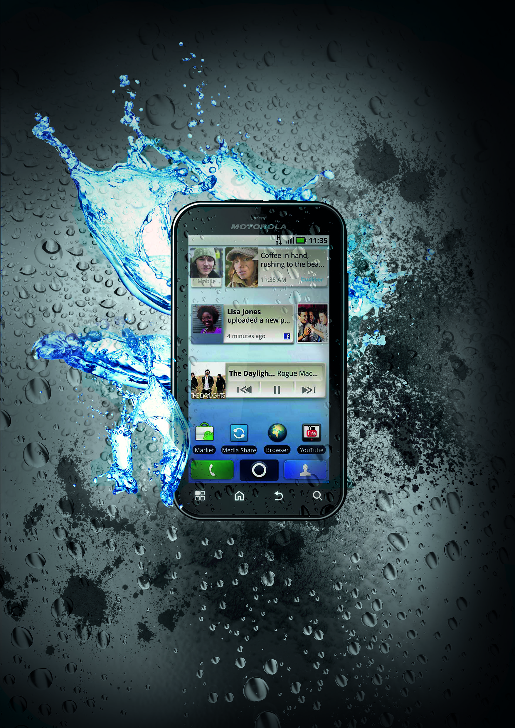 Motorola Defy mit Android 2.1