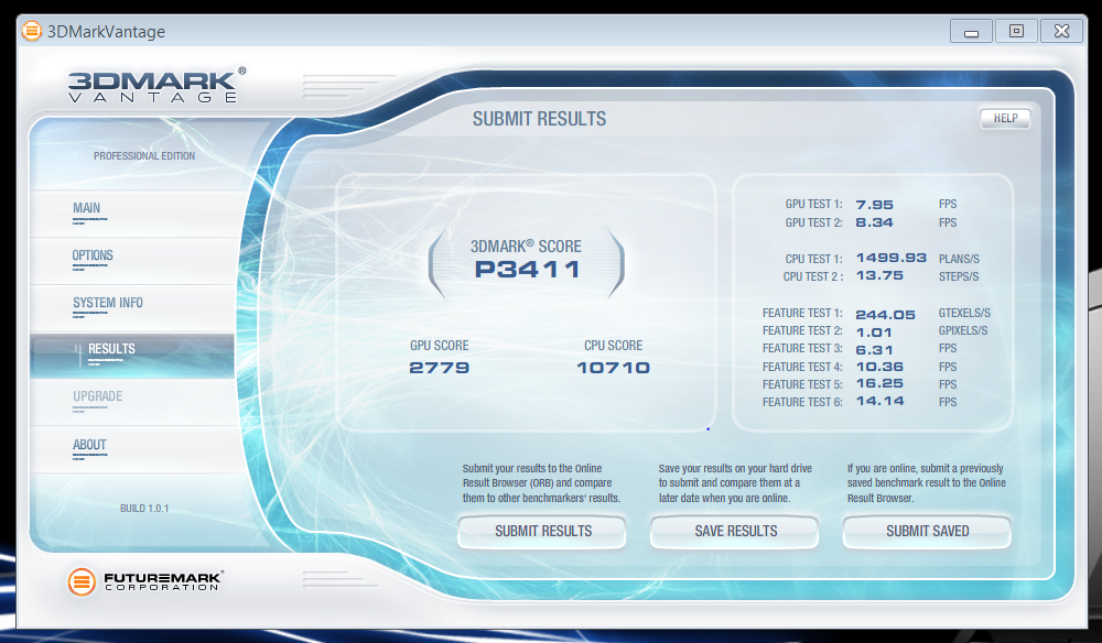 Ergebnis des GT 425M auf Asus N73