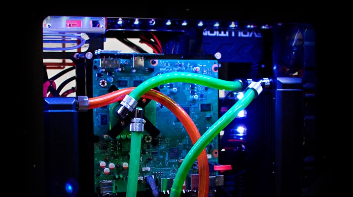 Die wassergekühlte Xbox 360