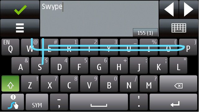 Swype für Symbian