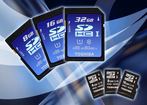 Schnelle SDHC- und MicroSD-Karten von Toshiba
