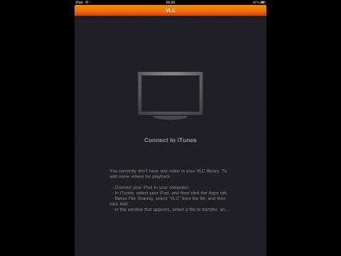 VLC-Player auf dem iPad ohne...