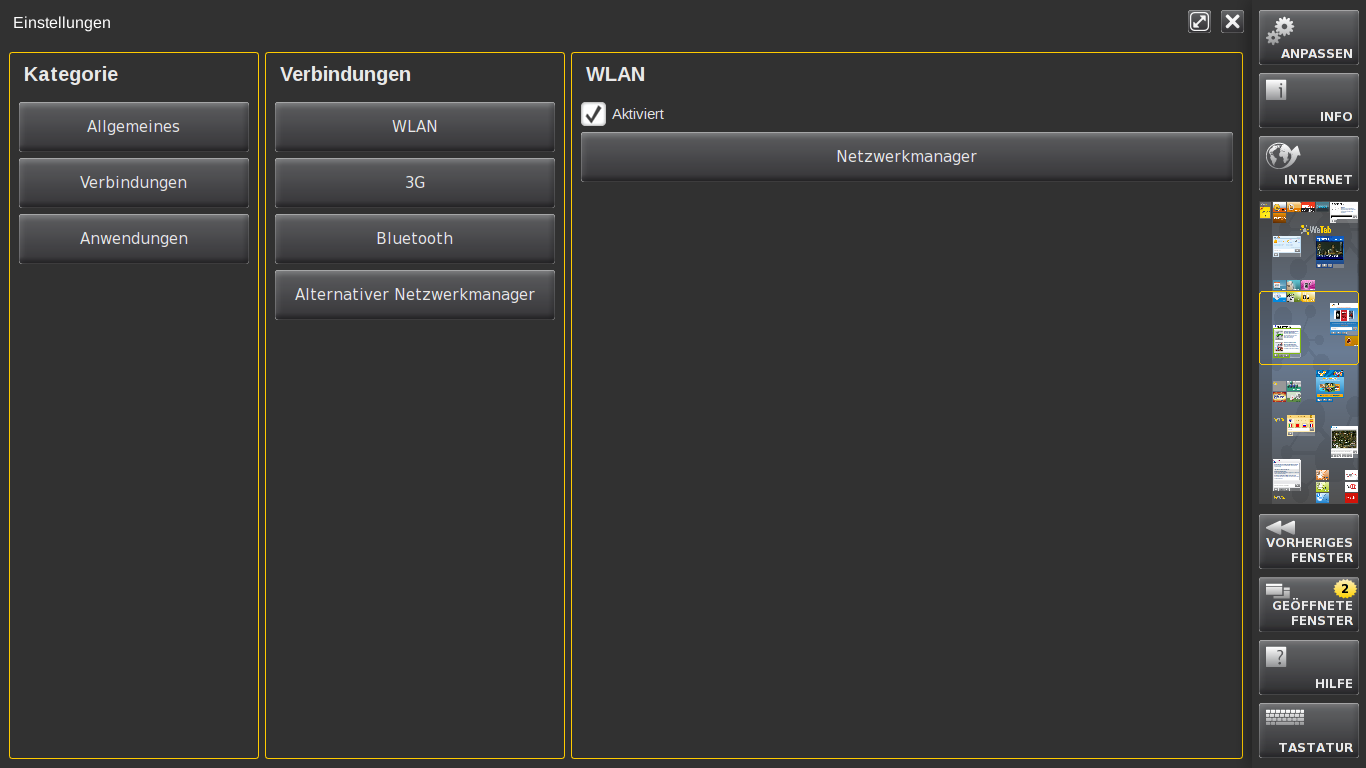 Nur das größere der beiden WeTabs bringt ein UMTS-Modul mit.