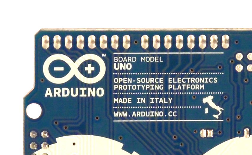 Das neue Logo auf den Platinen