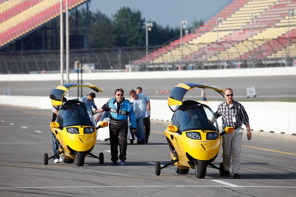 Bestes Tandem wurde E-Tracer des Schweizer X-Tracer Teams (Foto: Automotive X Prize)